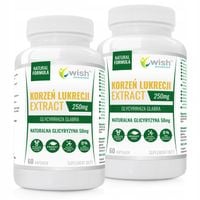 KORZEŃ LUKRECJI EXTRACT GLICYRYZYNA 250mg 120 kaps