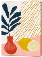 Obraz 70x100cm Wazon Minimalistyczny , Wnętrza Styl Skandynawski, Boho