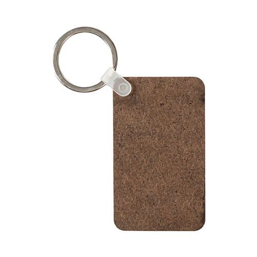 Jednostronny brelok z MDF-u do sublimacji - prostokąt 3,8 x 6,3 cm na Arena.pl