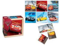 ND17_ZA-96262 Drewniane puzzle do układania Cars 3 BRIMAREX