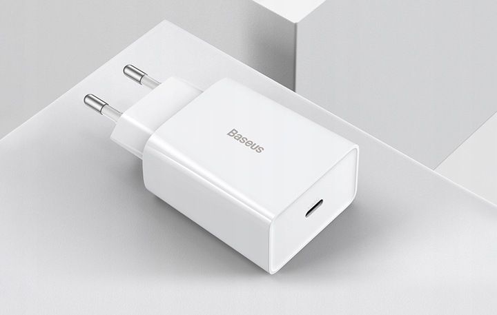 BASEUS SZYBKA ŁADOWARKA SIECIOWA MOCNA ZASILACZ USB-C TYPE-C QC 3.0 PD 20W zdjęcie 16