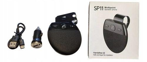 MULTI ZESTAW GŁOŚNOMÓWIĄCY SP11 DO SAMOCHODU AKUMULATOR BT 5.0 + AUTOSTART na Arena.pl