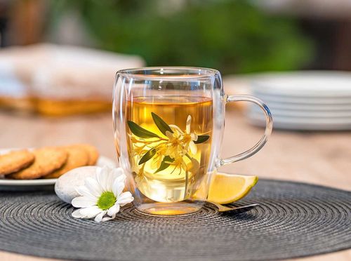 szklanka termiczna kubek 350ml z podwójną scianką do kawy herbaty na Arena.pl