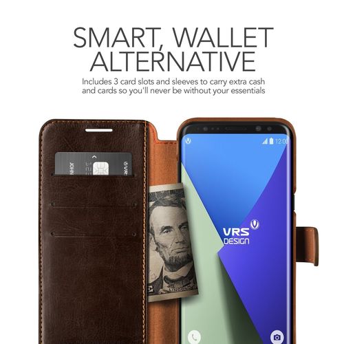 Etui VRS Design Layered Dandy Galaxy S8 Plus Brown na Arena.pl