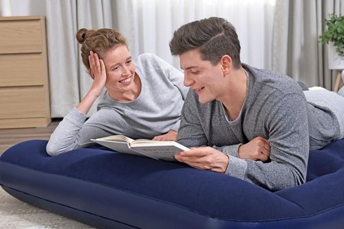 Materac Welurowy Z Pompką 191/137/28Cm Bestway na Arena.pl