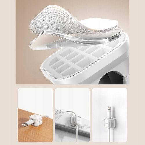 ORAGNIZER DO KABLI SAMOPRZYLEPNY MAGNETYCZNY 6 SZTUK NA BIURKO KOKPIT na Arena.pl