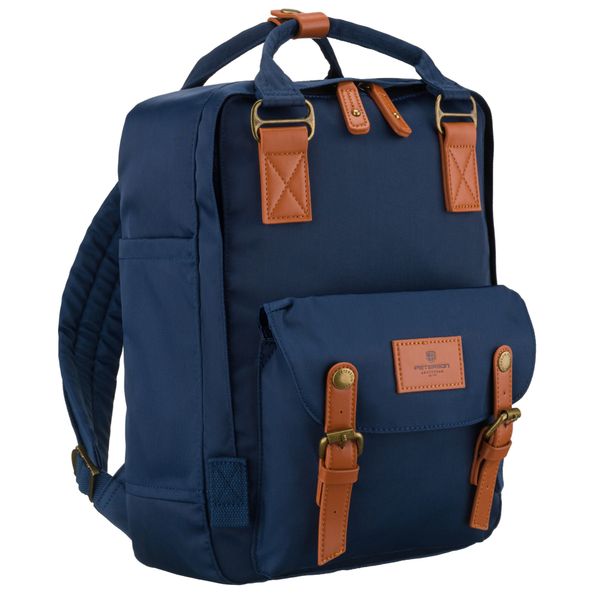 plecak ptn gamma-0374 navy-brown zdjęcie 1
