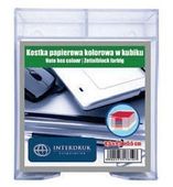 KOSTKA PAPIEROWA KOLOROWA W KUBIKU 85X85X35MM