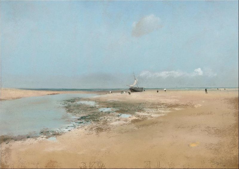 Beach at Low Tide, Edgar Degas - plakat 60x40 cm zdjęcie 1