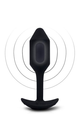 korek analny vibrating snug plug 2 black b-vibe na Arena.pl