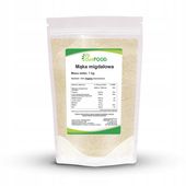 MĄKA MIGDAŁOWA BEZ SKÓRKI BIAŁA MĄCZKA MIGDAŁY MIELONE 1KG 1000G DIETA KETO