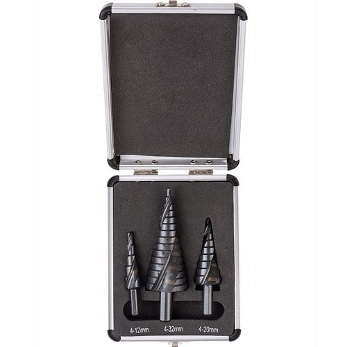 ROZWIERTAK METALU WIERTŁA CHOINKOWE STOPNIOWE SPIRALNE STOŻKOWE 4-32MM na Arena.pl