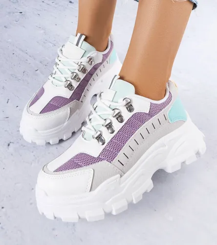 Szare masywne sneakersy Éléonore 36 na Arena.pl