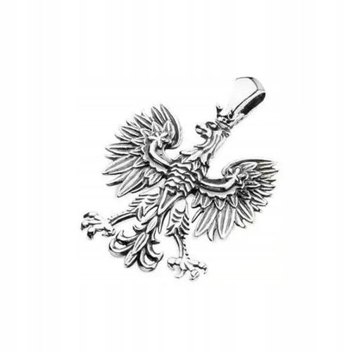 Zawieszka Srebrna pr. 925 Wisiorek ORZEŁ w Koronie Godło Polski (Mały) na Arena.pl