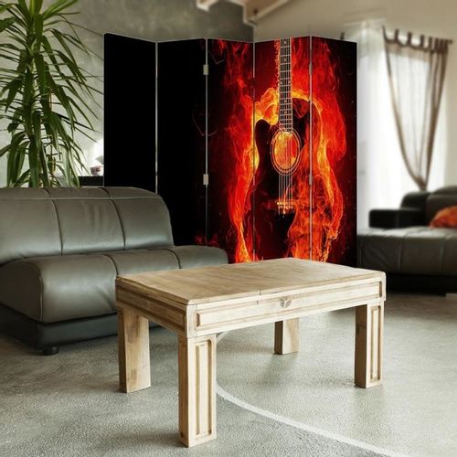 Parawan pokojowy, Płonąca gitara 180x170 na Arena.pl