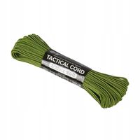 Linka Paracord Atwood USA 2.4mm x 30m Tactical Neon Yellow & Black Stripes