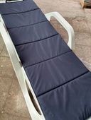 MATERAC WODOODPORNY HARMONIJKOWY gąbka na leżak MATERACE NA LEŻAKI GRANATOW