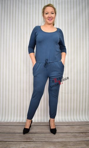 Kombinezon marki M&M niebieski PLUS SIZE na Arena.pl