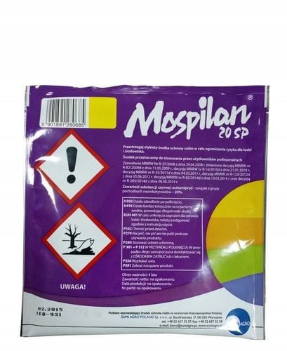 Mospilan 20SP 40g SUMI AGRO acetamipryd, stonka, mszyca, opuchlak, na Arena.pl