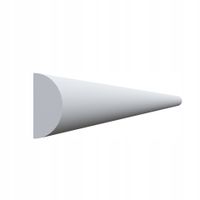 Listwa ścienna 2m DLS14 4cm x 2cm dekoracyjna ozdobna ramka półwałek