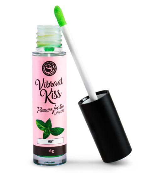 Lip Gloss Vibrant - wibrujący błyszczyk mięta zdjęcie 2