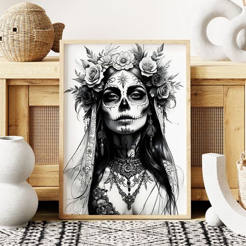 Plakat zombie portret 61x91 cm na Arena.pl