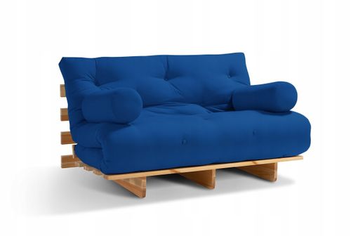 Sofa Futon Latex 140x200 cm z funkcją spania MO08 + komplet poduszek na Arena.pl