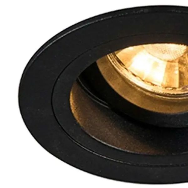 Wpuszczana lampa sufitowa CHUCK DL ROUND 92700-N okrągła czarny zdjęcie 2