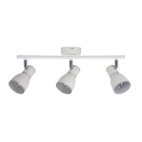 Fido listwa 3x40W E14 biały+chrom zdjęcie 3