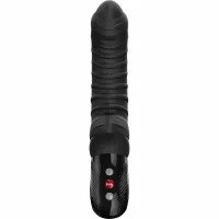 fun factory tiger power czarny - wibrator punktu g, silikonowy, usb-c