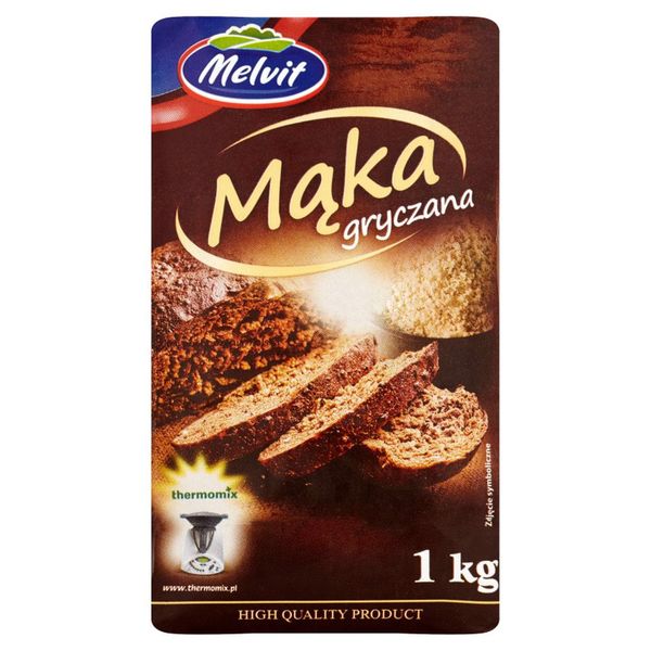 Melvit Mąka gryczana 1 kg zdjęcie 1