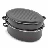 BRYTFANNA EMALIOWANA POKRYWA GRILL TADAR 42 CM