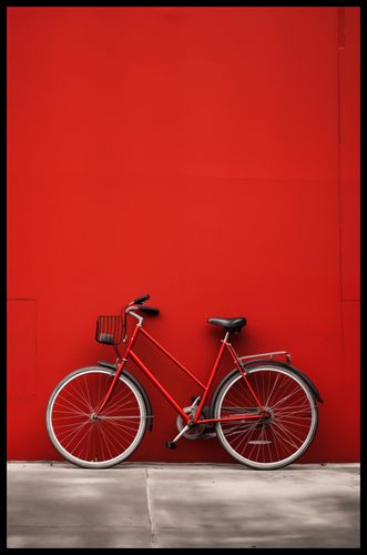 Plakat 53x81cm Czerwony Rower na Arena.pl