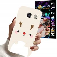 ETUI CASE DO SAMSUNG A5 2017 - ŚWIĄTECZNE WZORY RENIFER MIKOŁAJ ŚWIĘTA