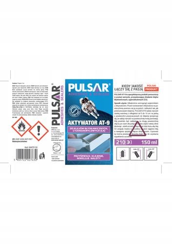 KLEJ CYJANOAKRYLOWY Z AKTYWATOREM RZADKI SEKUNDOWY PULSAR 20 ml + 150 ml na Arena.pl