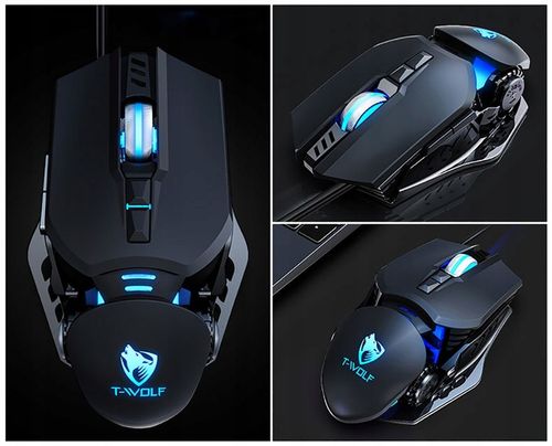 MYSZKA GAMINGOWA MYSZ DLA GRACZY LED RGB 6400DPI na Arena.pl