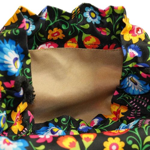 Torebka Czarny Łowicki Mała Sakiewka na Arena.pl