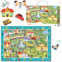 Puzzle Edukacyjne Dodo Toys City Life 80 Elementów Dla Dzieci 300135