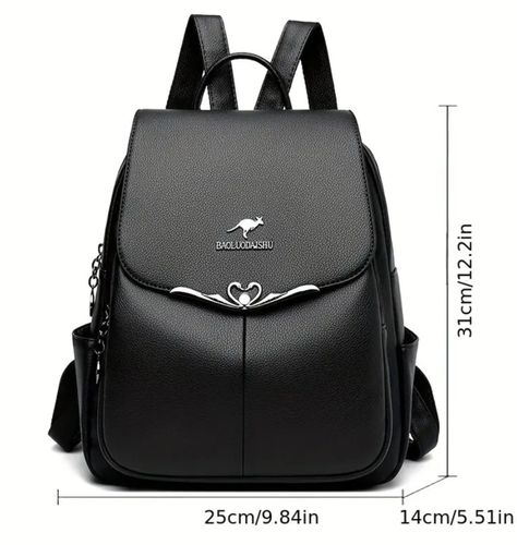 Plecak damski czarny skórzany elegancki ekoskóra miejski łabędzie na Arena.pl