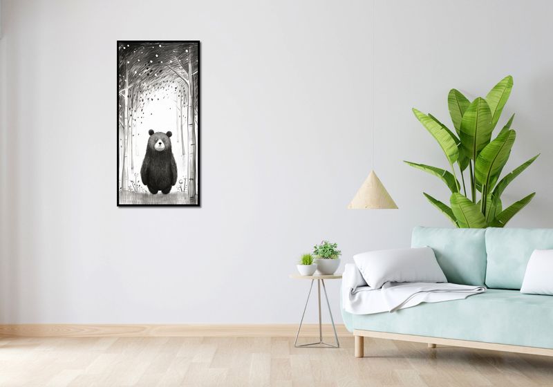 Plakat 50x100cm Ciekawski Miś zdjęcie 4