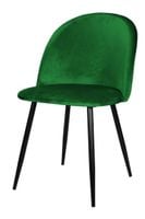 Krzesło tapicerowane GLORIA GREEN VELVET GOLD