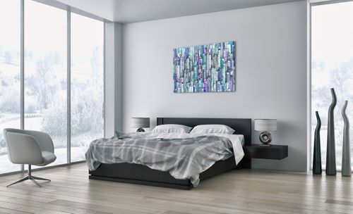 Obraz Na Płótnie - Drapacze Chmur - 100X70 Cm - Aa100X70-3857 na Arena.pl