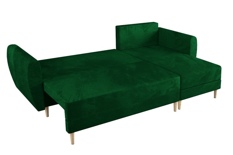 Narożnik rozkładany skandynawski PONO rogówka do salonu spanie zdjęcie 4