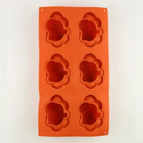 FORMA SILIKONOWA CHMURKA DO CIASTEK MUFFINEK DESERY 3D 19x35CM 6 GNIAZD na Arena.pl