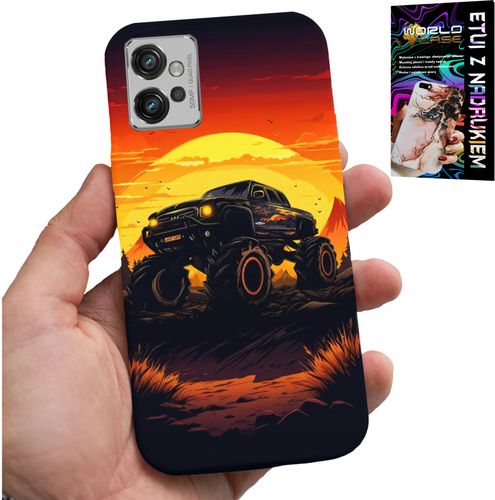 ETUI DO MOTOROLA G32 - MONSTERTRUCK, CIĘŻARÓWKA, WZORY + FOLIA na Arena.pl
