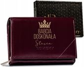 Portfel damski Z IMIENIEM z grawerem DZIEŃ BABCI w pudełku PIĘKNY PREZENT