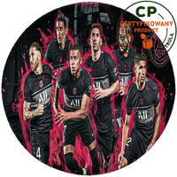 Opłatek na tort Neymar MBappe Messi - dla fana