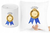 Dla Kelnera Zestaw Poduszka + Skarbonka Prezent Z Nadrukiem Ze Zdjęciem