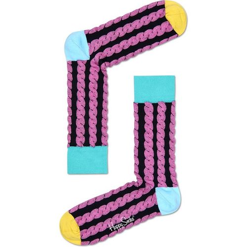 Happy Socks Embossed Cable Sock SC30 099 na Arena.pl