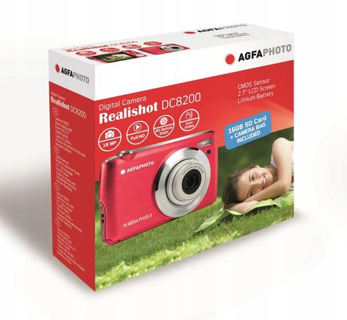 Aparat AGFAPHOTO DC8200 18Mpx Czarny na Arena.pl